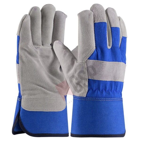 707 Cow Split Leather Rigger Gloves - Image 4