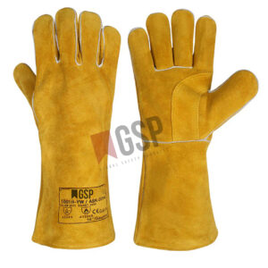 Reinforced Leather palm welding gloves