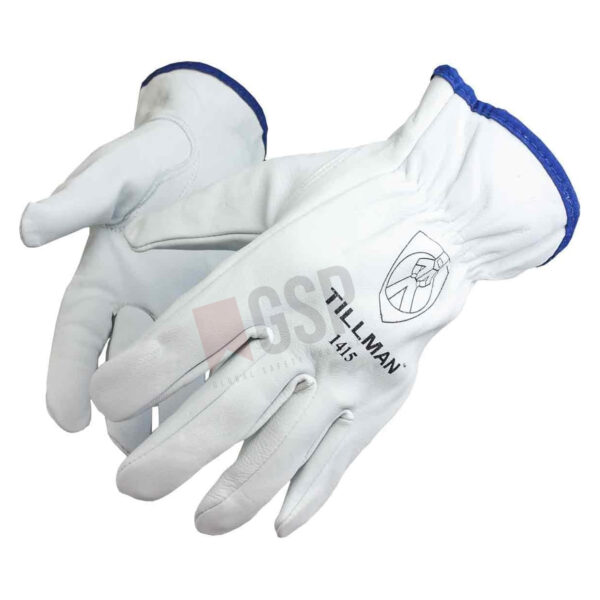 Sheepskin Grain Leather Driver Gloves Unlined - Image 3