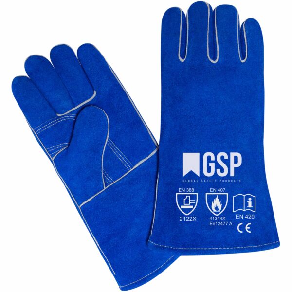 Reinforced Leather palm welding gloves