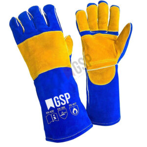 Reinforced palm welding gloves