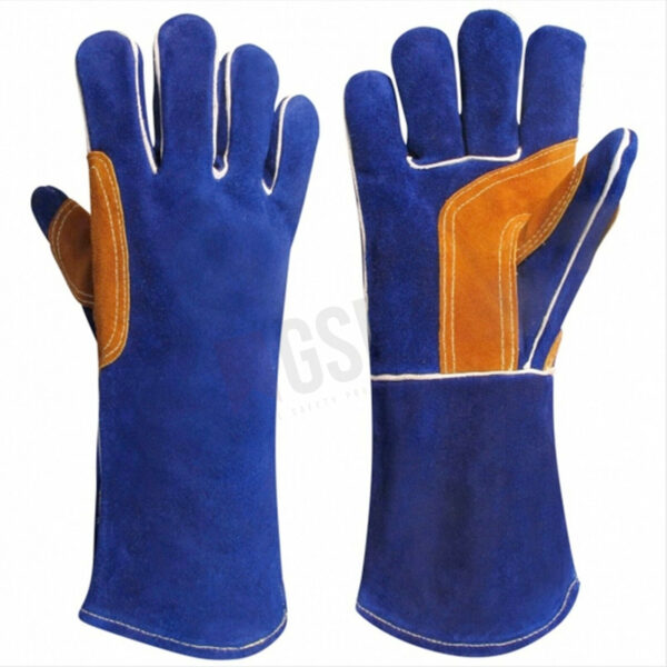 Reinforced Leather palm welding gloves