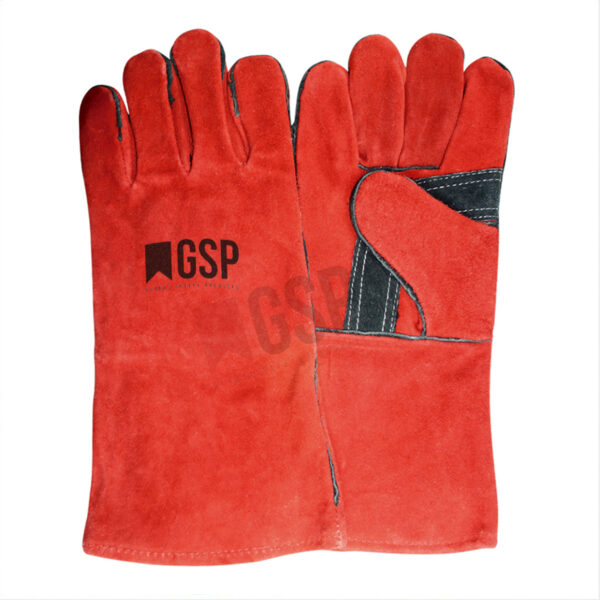 Reinforced Leather palm welding gloves