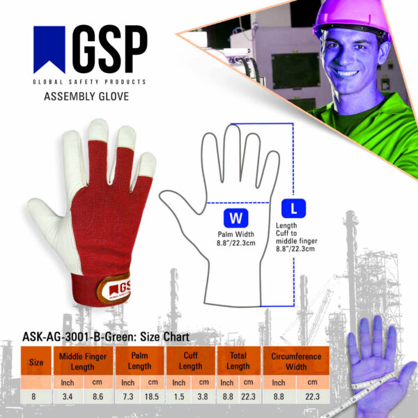 Sheepskin Assembly Gloves