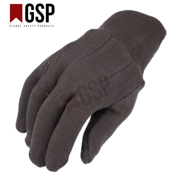 brown jersey gloves