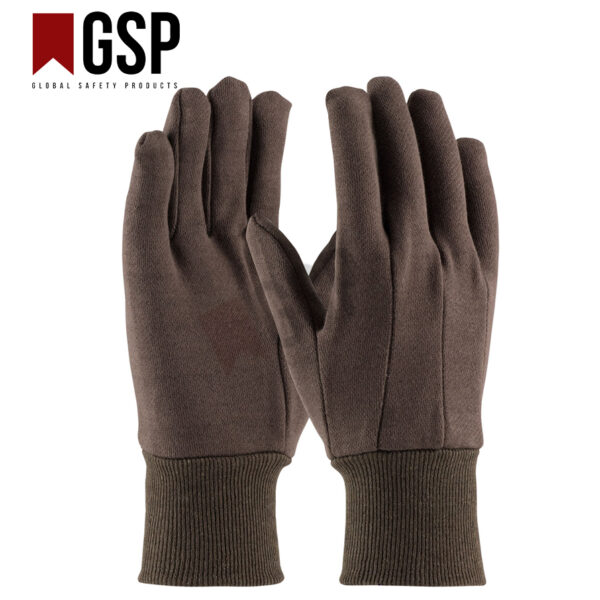 brown jersey gloves
